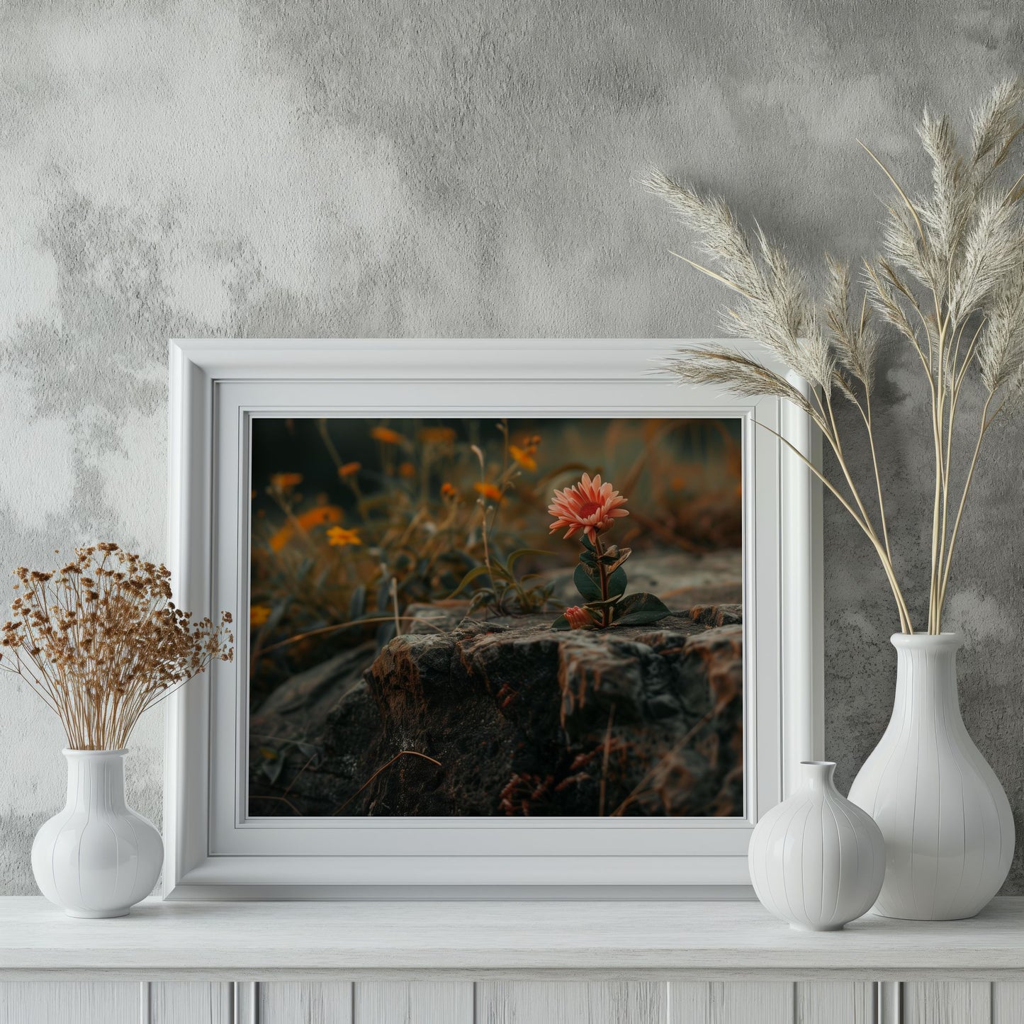 Resilience in Bloom | Brushed Aluminum Print