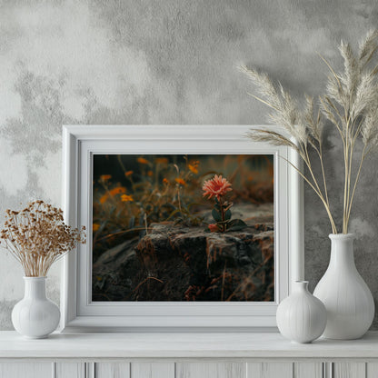 Resilience in Bloom | Brushed Aluminum Print