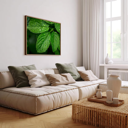 Emerald Essence | Premium Wooden Framed Poster