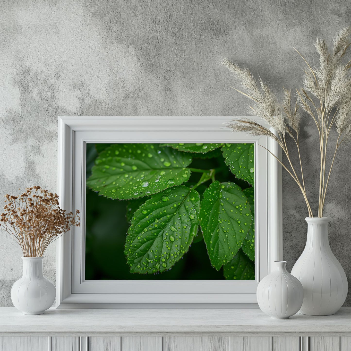 Emerald Essence | Premium Wooden Framed Poster