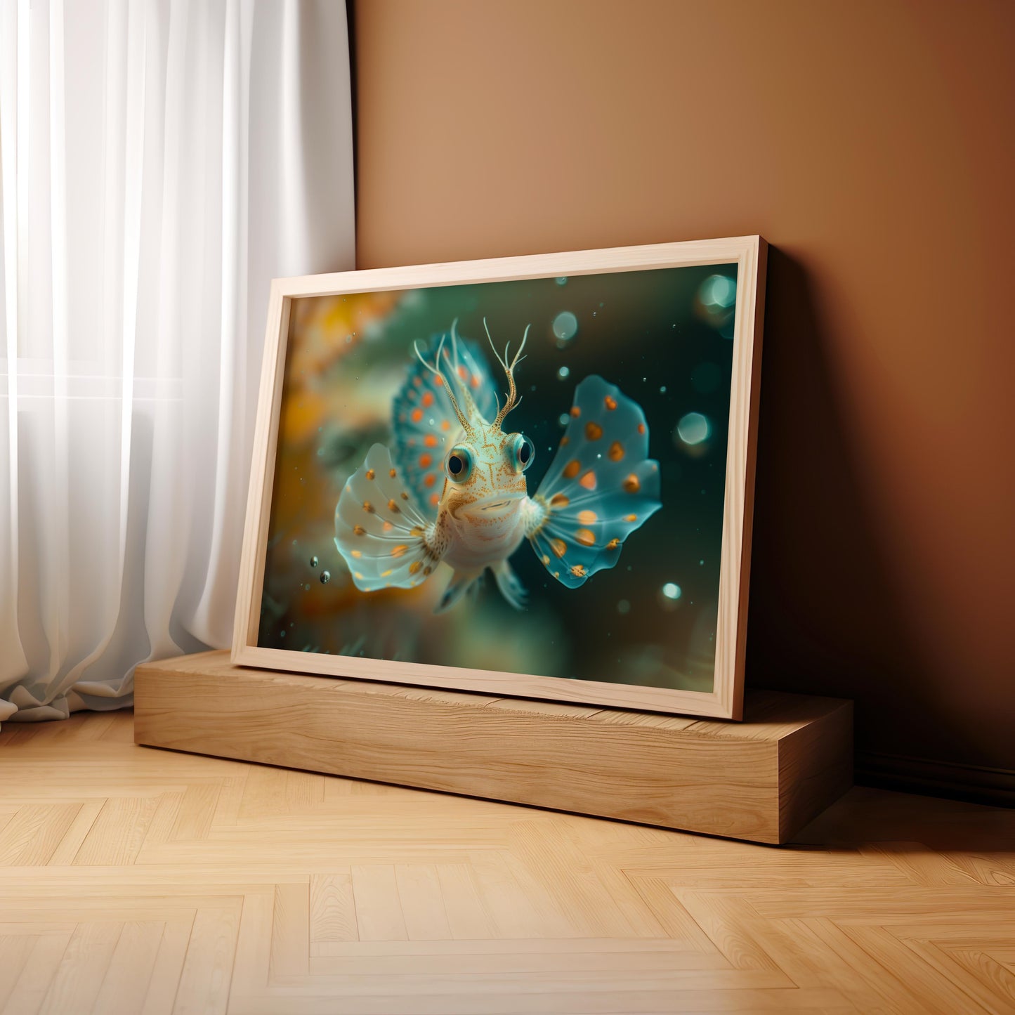 Ethereal Aquatica | Premium Wooden Framed Poster