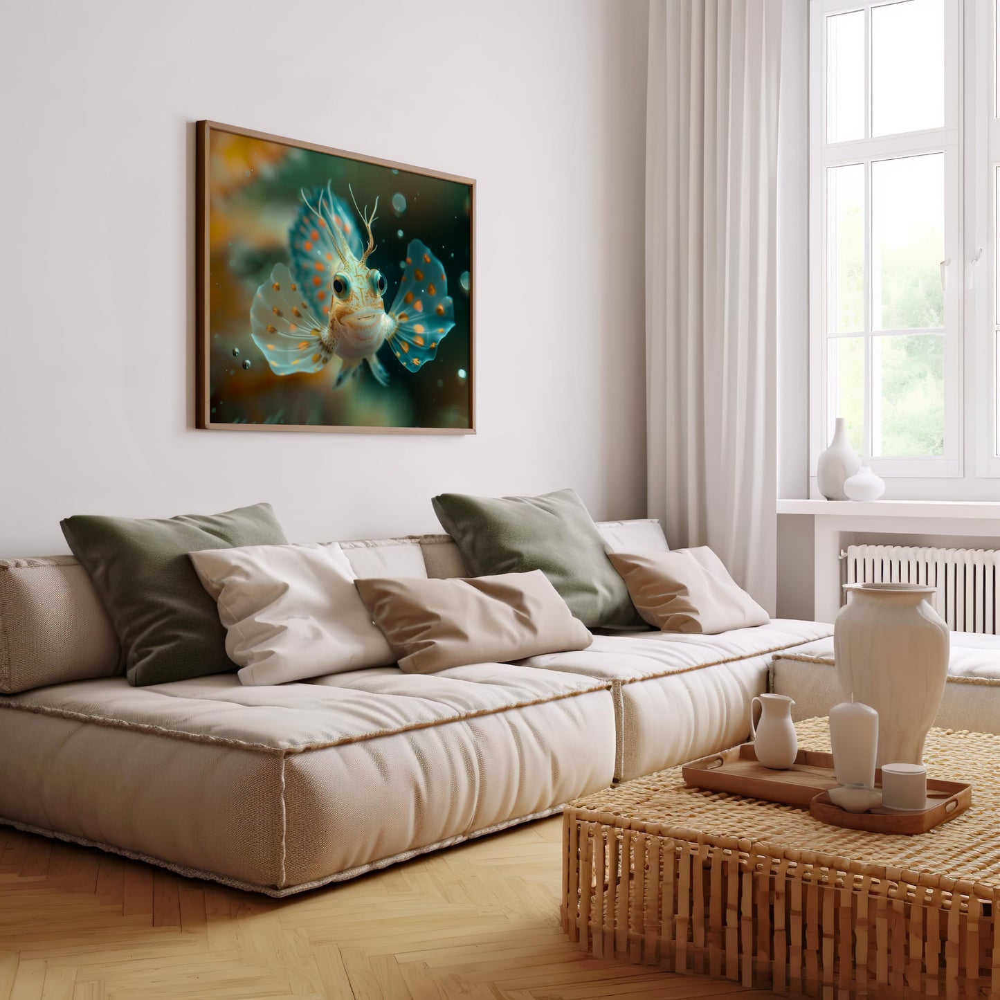 Ethereal Aquatica | Brushed Aluminum Print