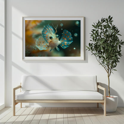 Ethereal Aquatica | Premium Wooden Framed Poster