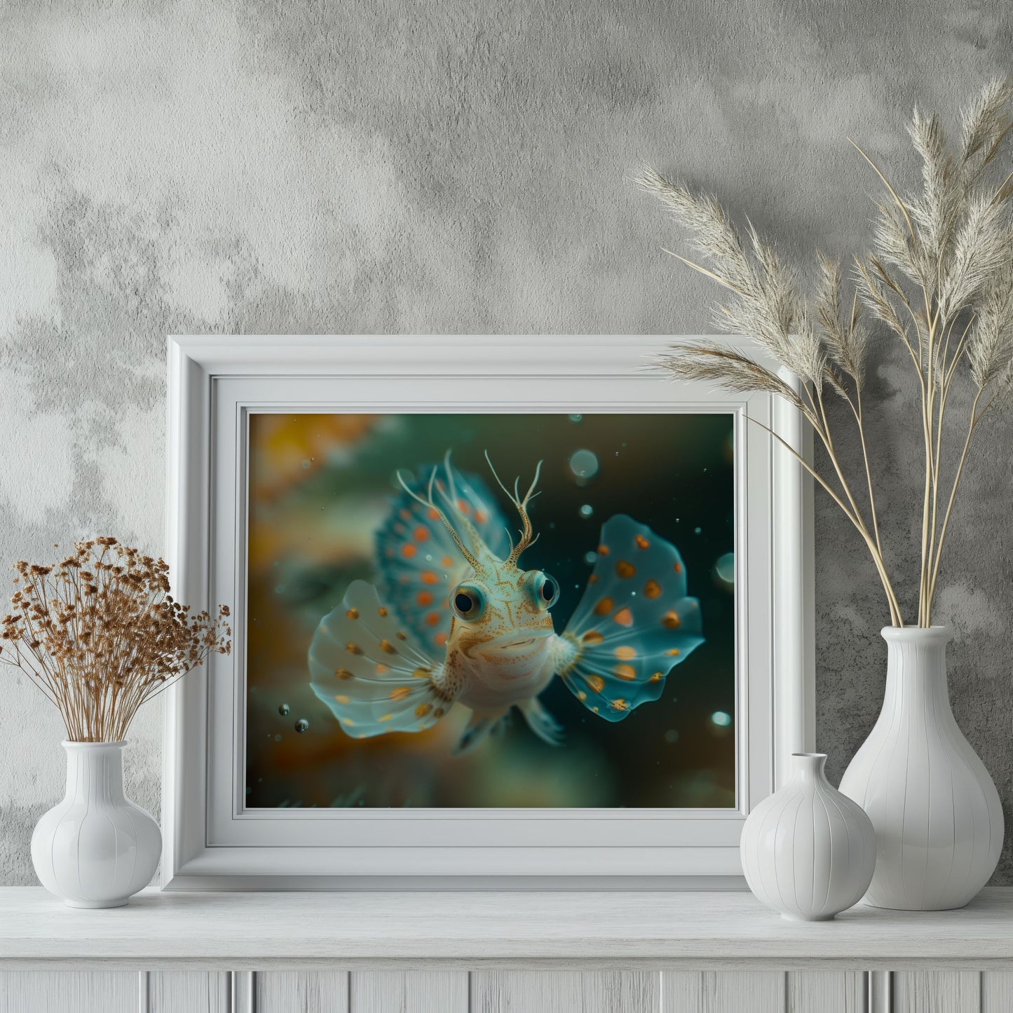 Ethereal Aquatica | Wooden Framed Poster