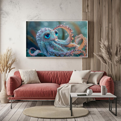 Azure Gaze of the Abyss | Acrylic Print