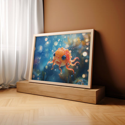 Bubbles of Bliss | Premium Wooden Framed Poster