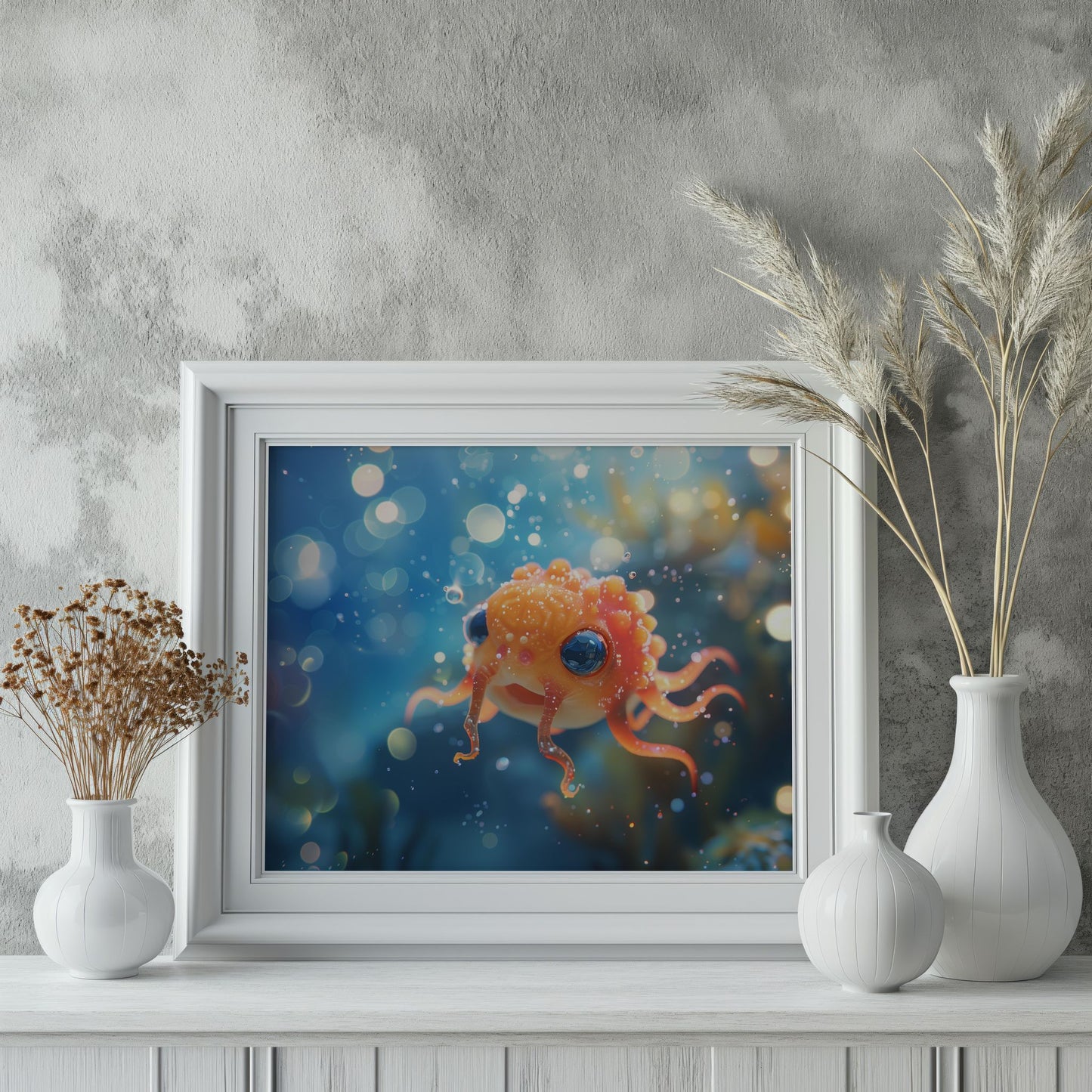 Bubbles of Bliss | Premium Wooden Framed Poster