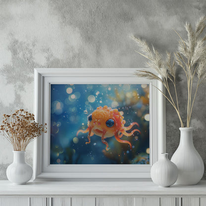 Bubbles of Bliss | Premium Wooden Framed Poster