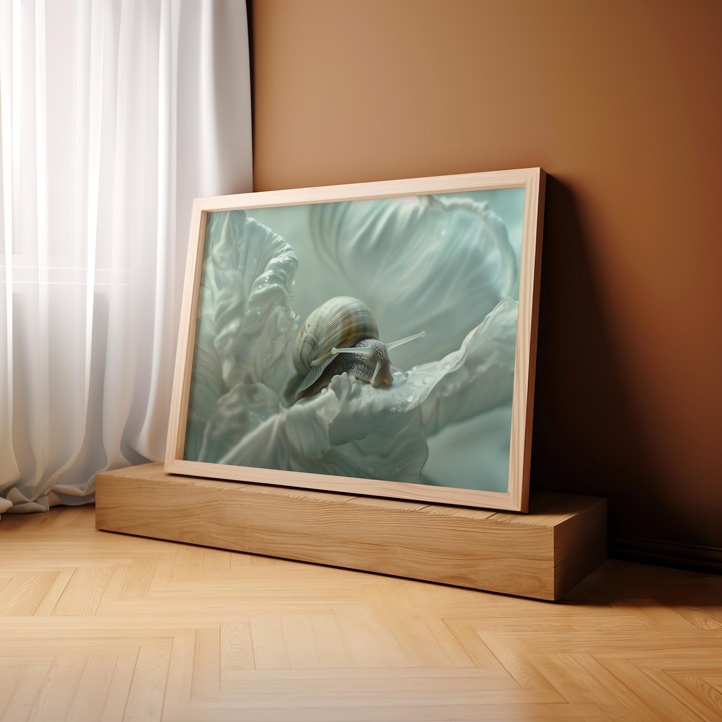 Serene Voyage | Premium Wooden Framed Poster