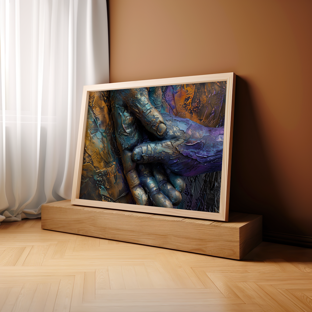 Embrace of Chroma | Canvas