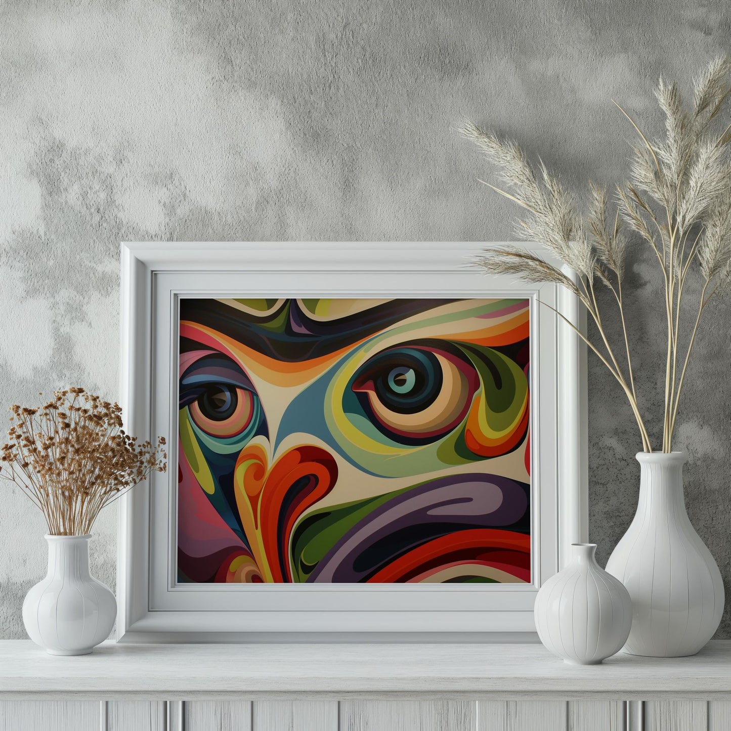 Kaleidoscopic Visions | Brushed Aluminum Print