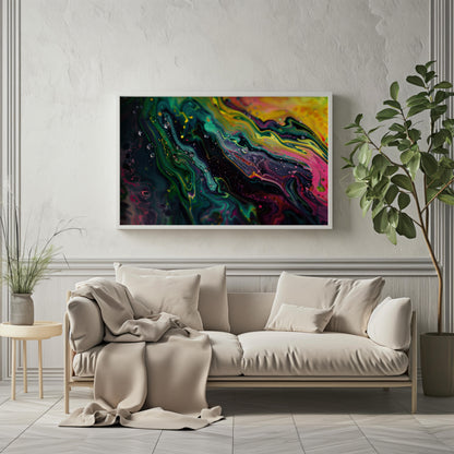 Cosmic Flows | Premium Wooden Framed Poster