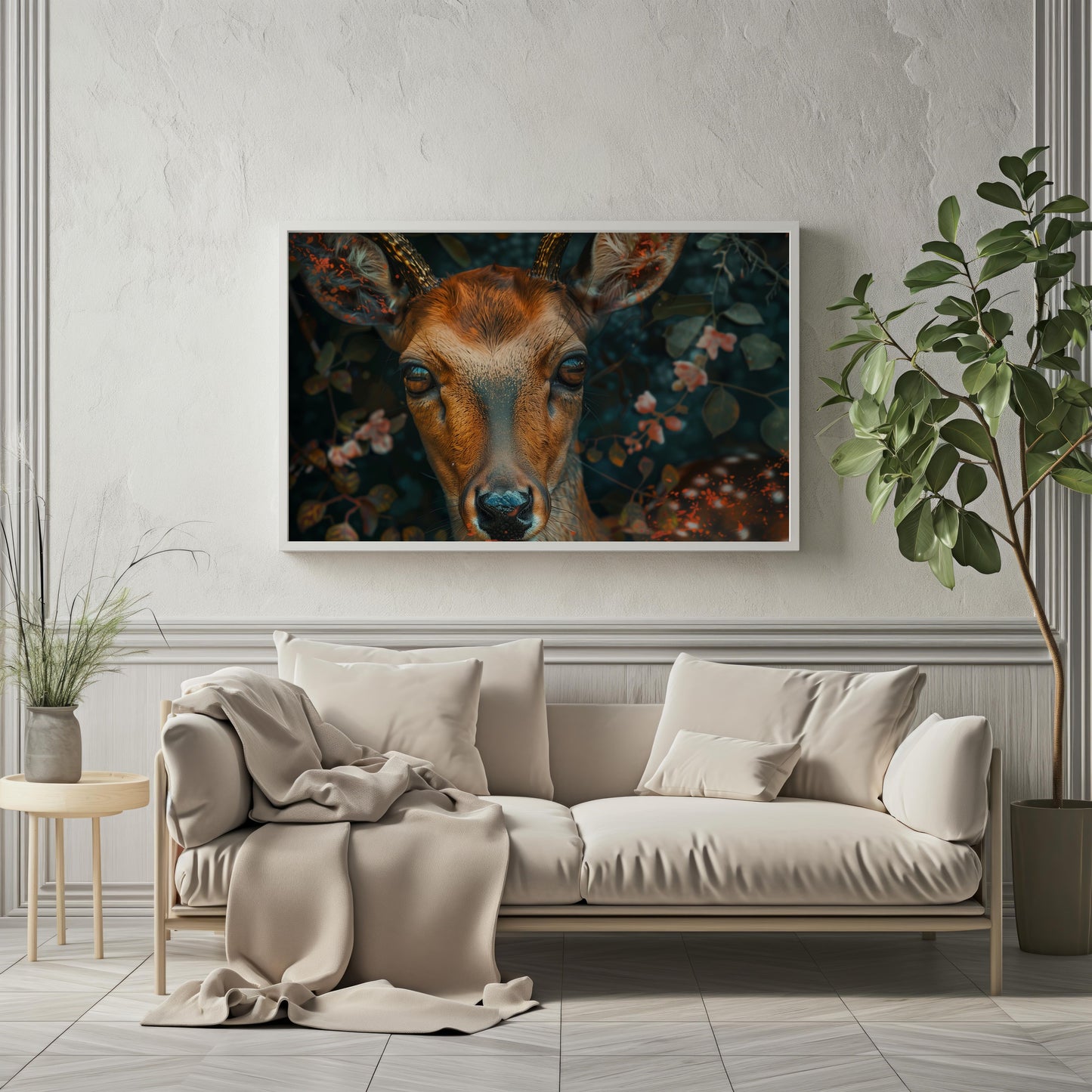 Enchanted Gaze | Brushed Aluminum Print