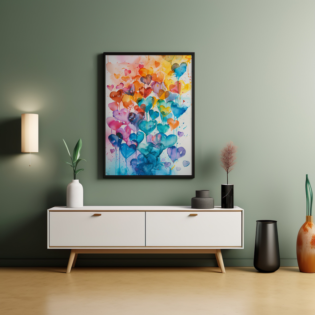 Cascade of Chromatic Affections | Acrylic Print