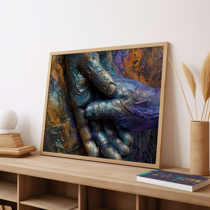 Embrace of Chroma | Canvas