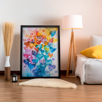 Cascade of Chromatic Affections | Acrylic Print