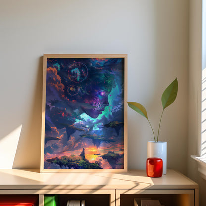 Dreamscape Voyager | Wooden Framed Poster