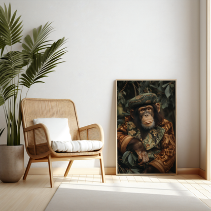 The Regal Observer | Wooden Framed Poster