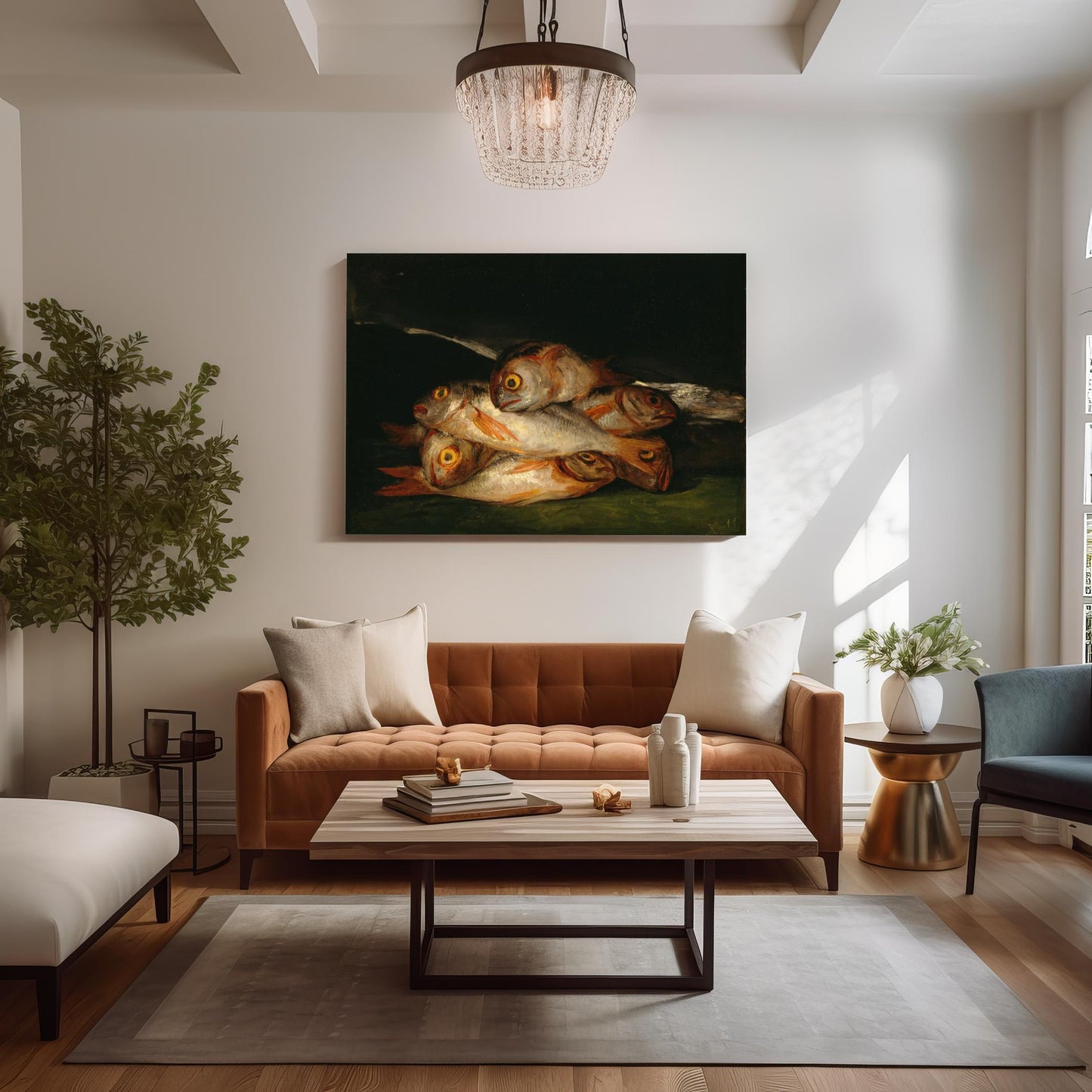 Still Life with Golden Bream | Premium Wooden Framed Poster