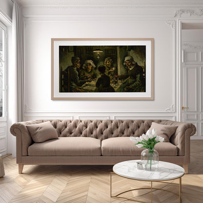 The Potato Eaters | Premium Wooden Framed Poster