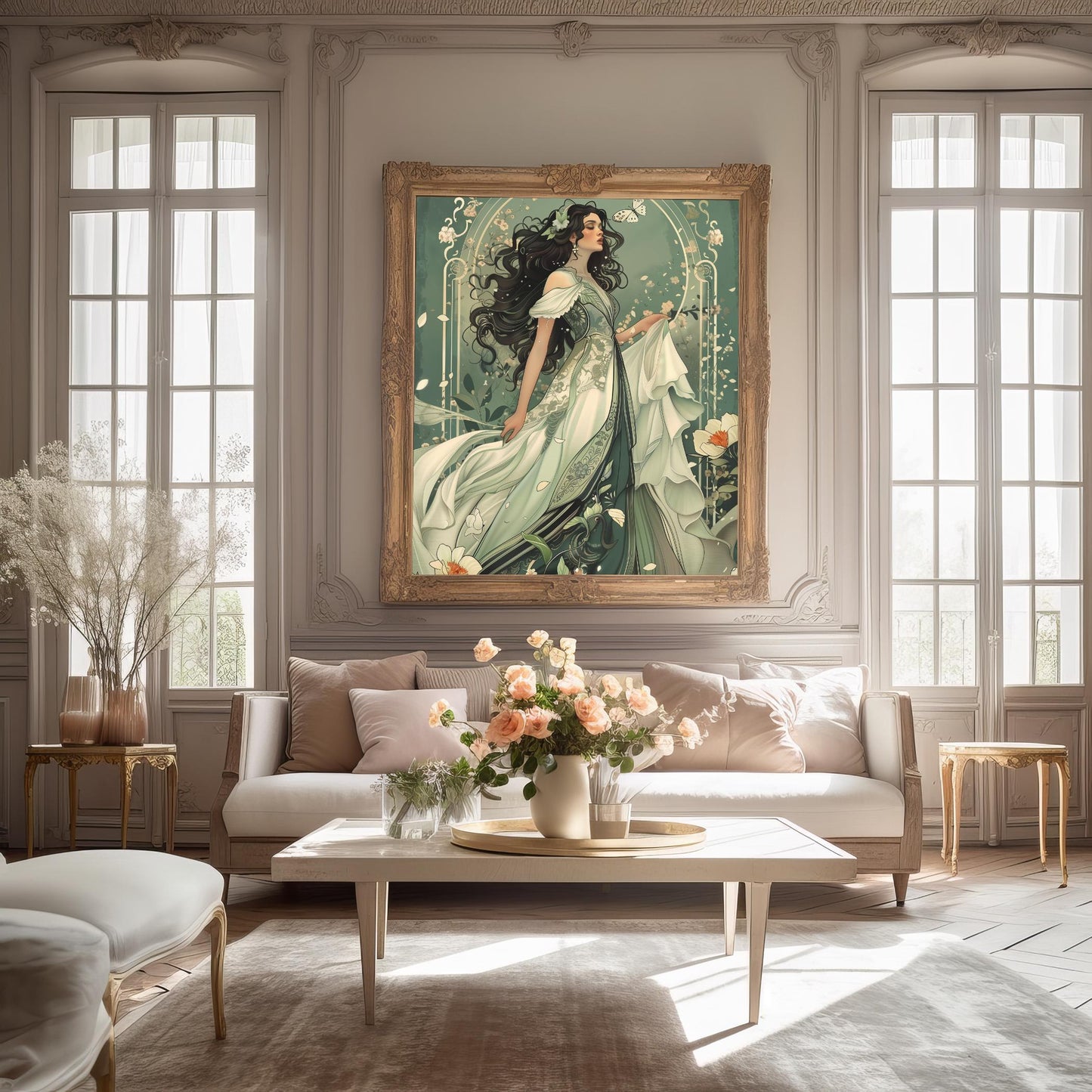 Serenade of Elegance | Premium Wooden Framed Poster