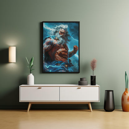 The Tempest's Sovereign | Wooden Framed Poster