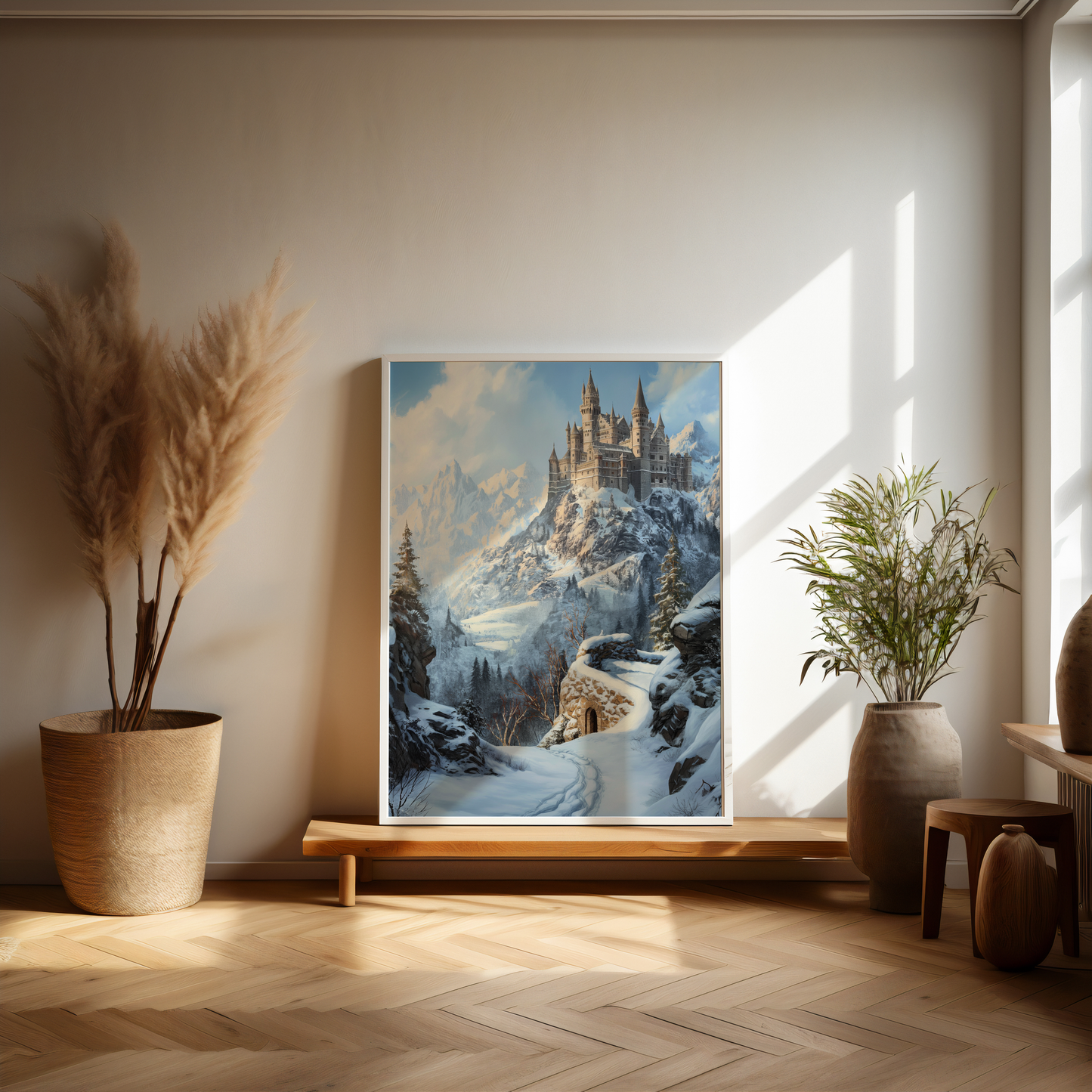 Winterlands of Wonder | Aluminum Print