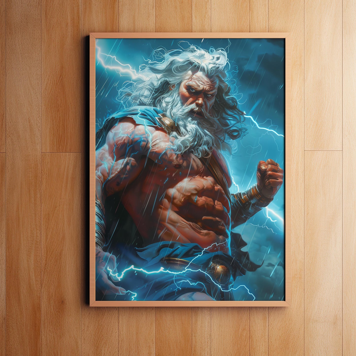 The Tempest's Sovereign | Wooden Framed Poster