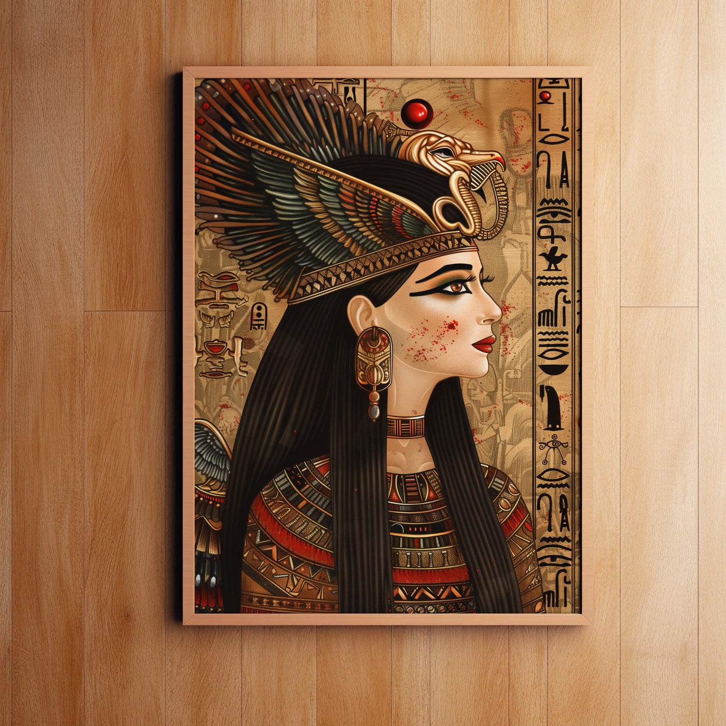 Eyes of Eternity | Wooden Framed Poster