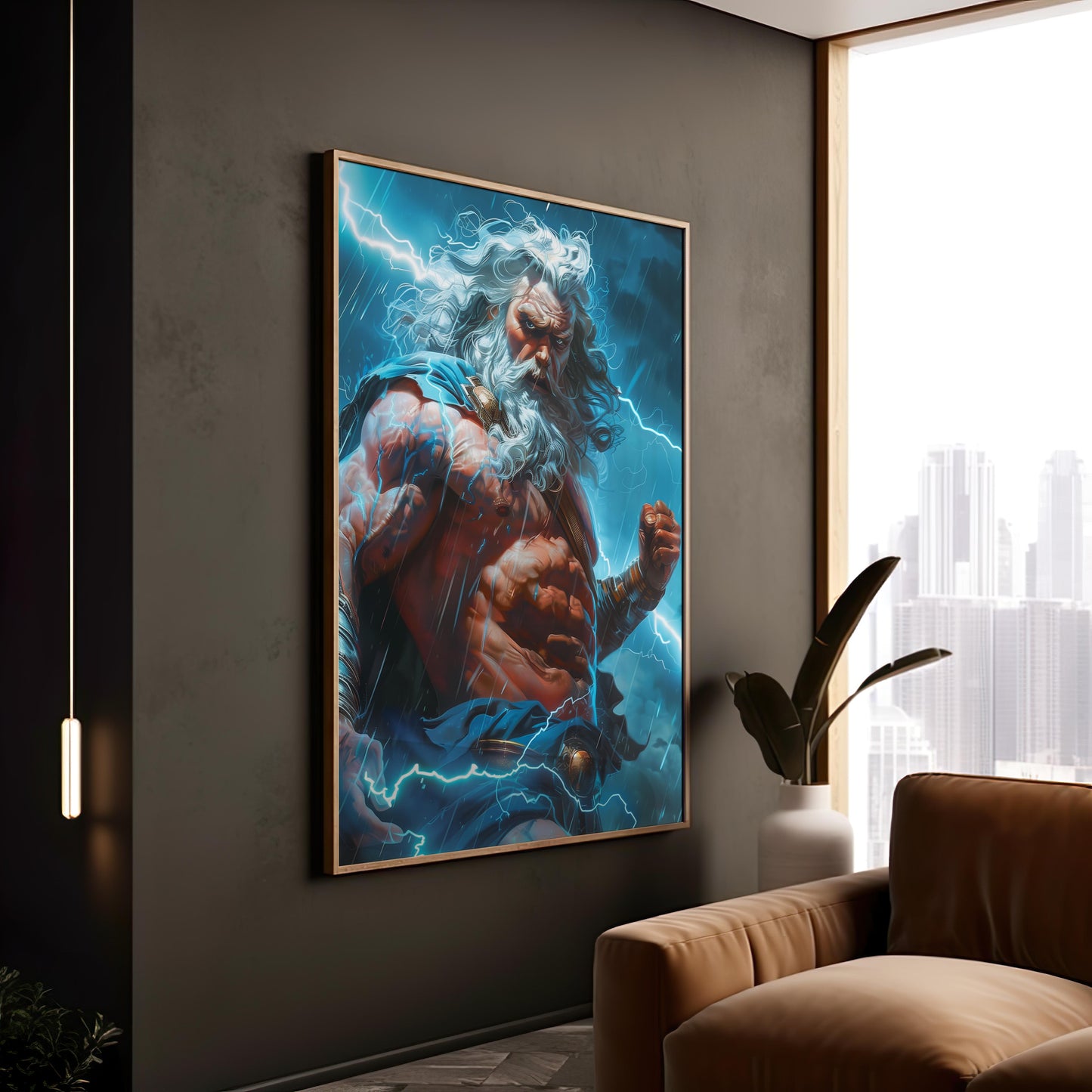 The Tempest's Sovereign | Wooden Framed Poster