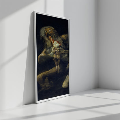 Saturn Devouring His Son | Wooden Framed Poster