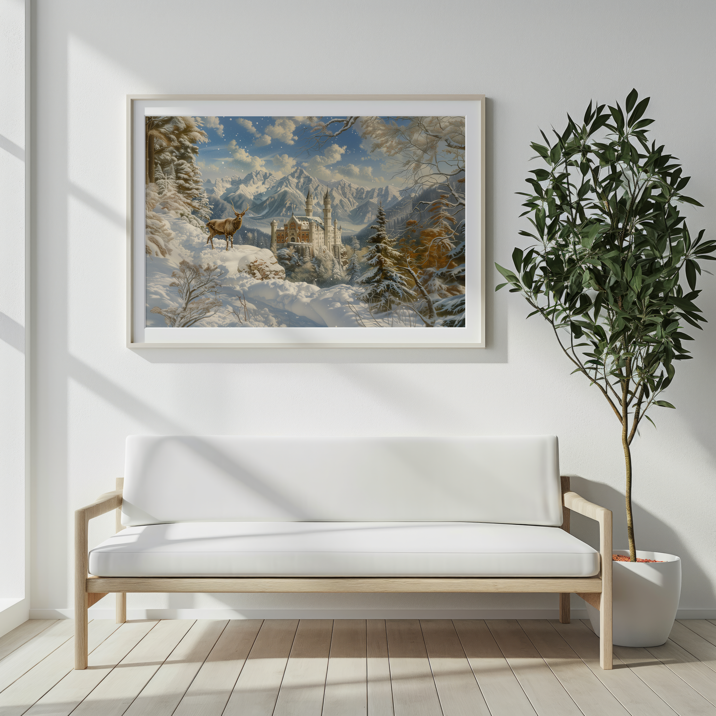 Whispering Winter Wonderland | Wooden Framed Poster