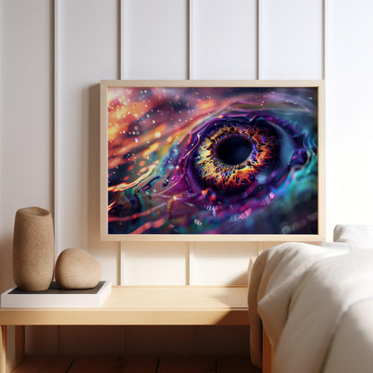 Gaze of the Cosmos | Metal Framed Poster