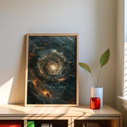 Cosmic Rendezvous | Wooden Framed Poster