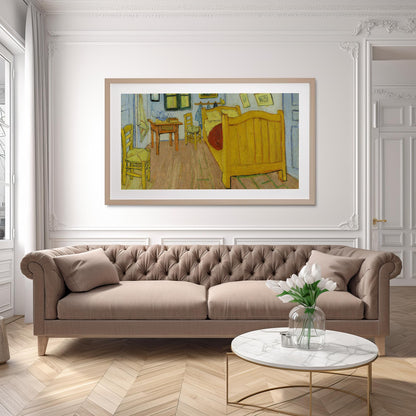 The Bedroom 1888 | Premium Wooden Framed Poster