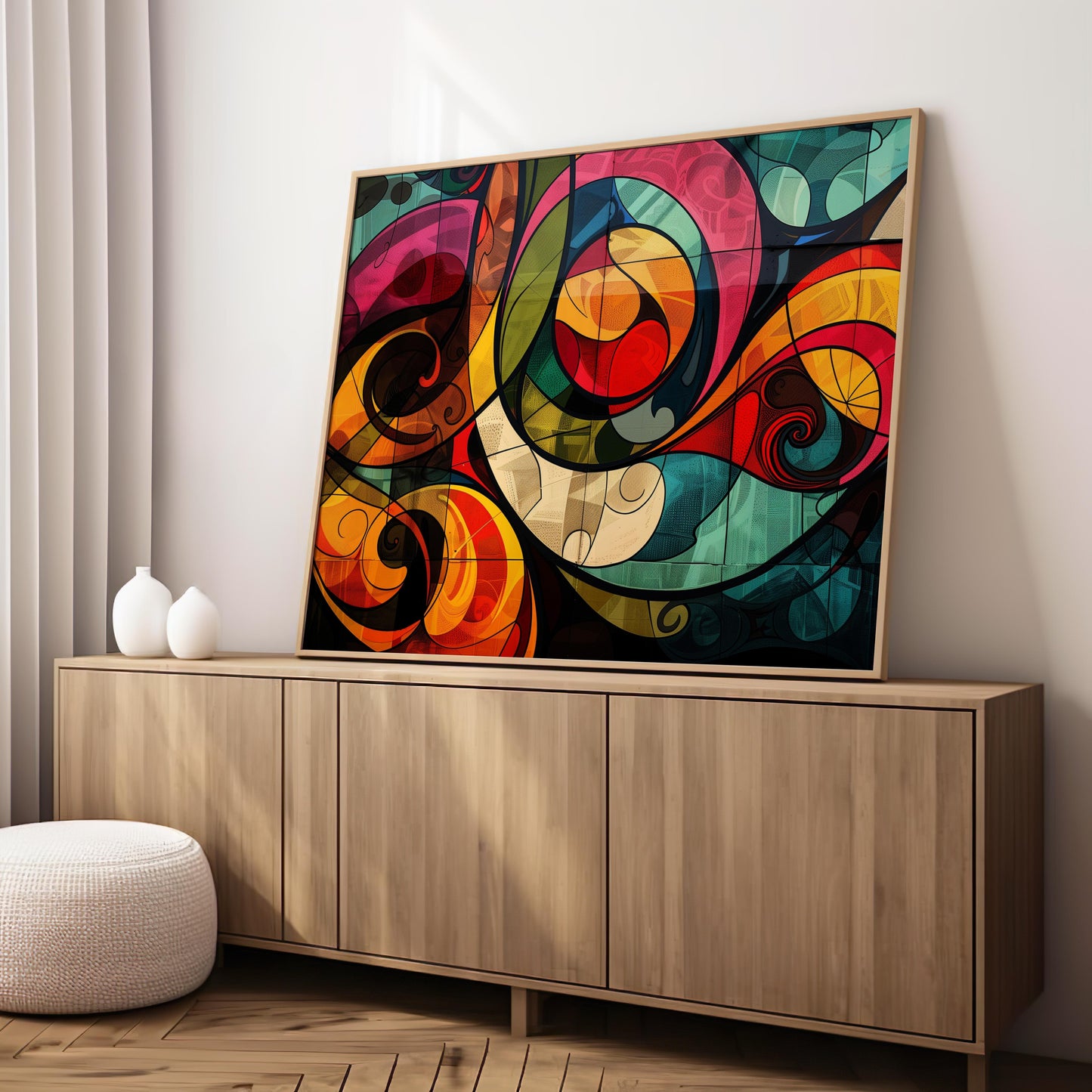 Rhythmic Reverie | Wooden Framed Poster