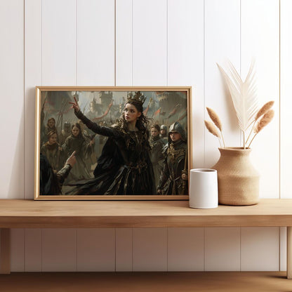 Rise of the Dark Sovereign | Premium Wooden Framed Poster