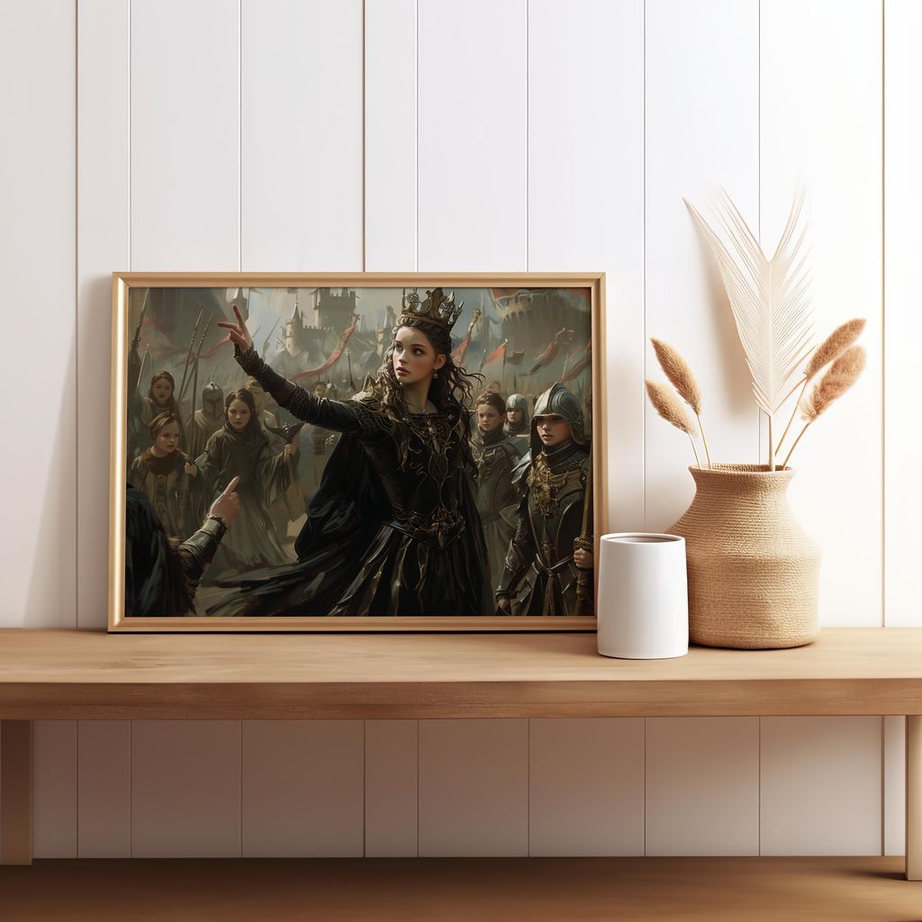 Rise of the Dark Sovereign | Wooden Framed Poster