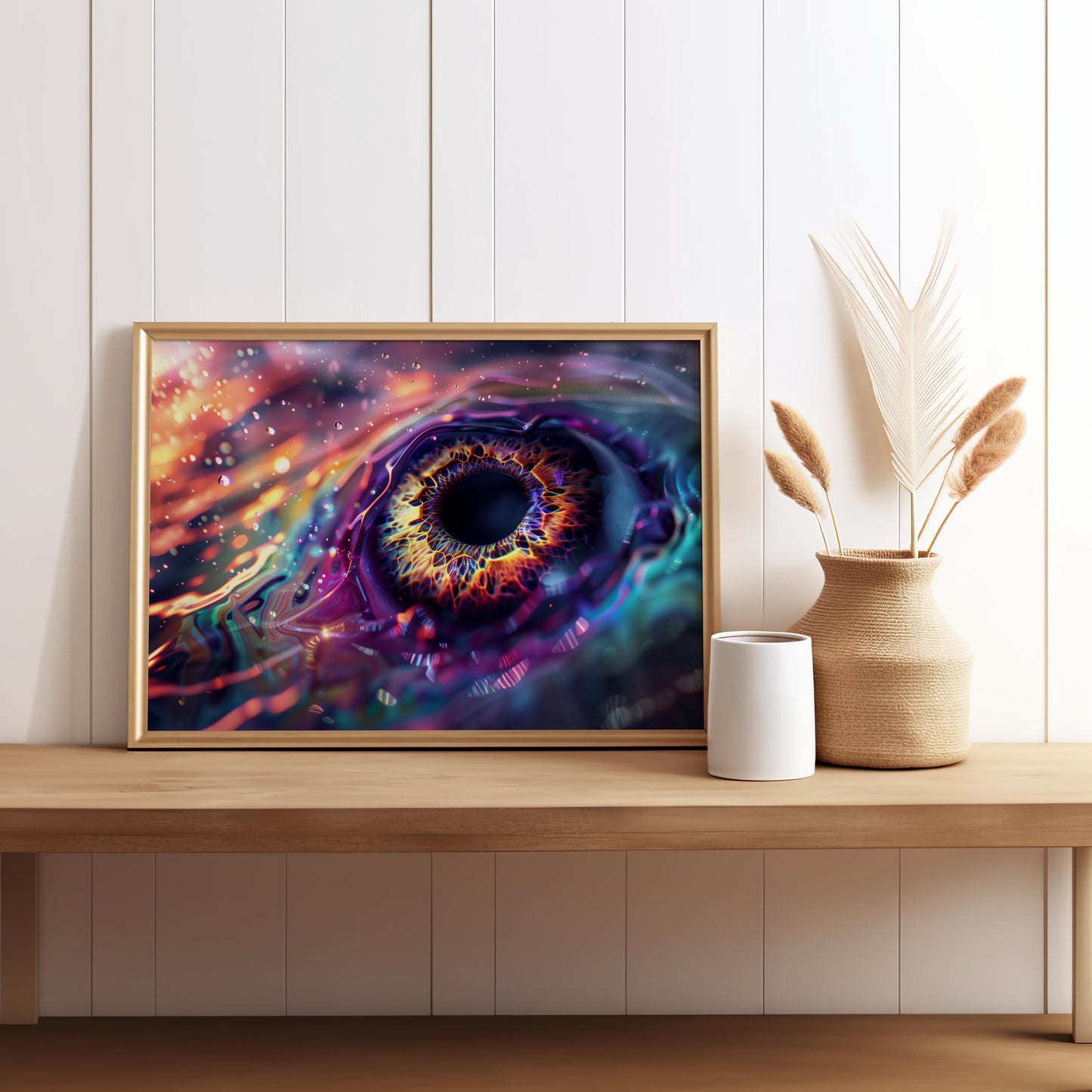 Gaze of the Cosmos | Metal Framed Poster