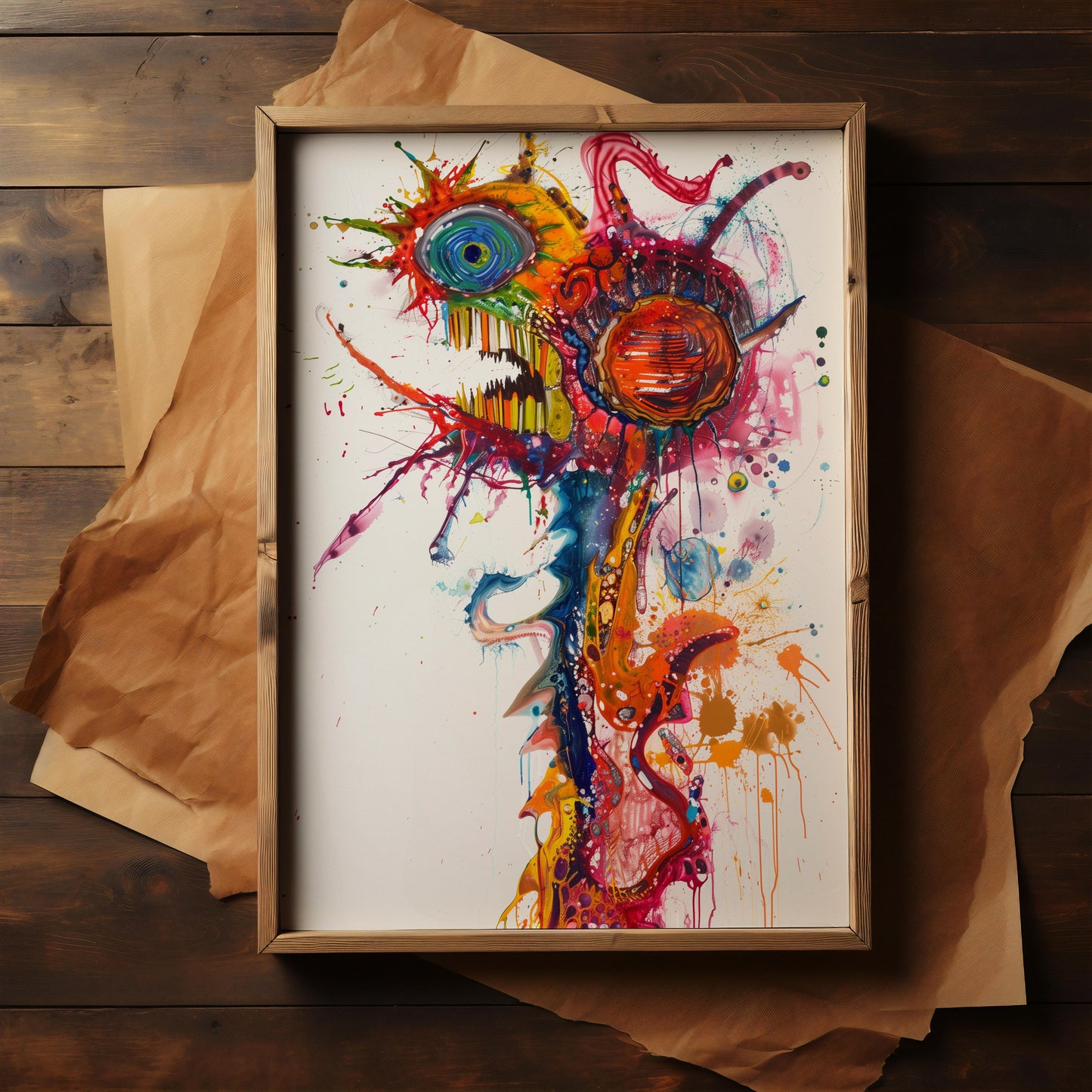 Chromatic Revelry | Metal Framed Poster