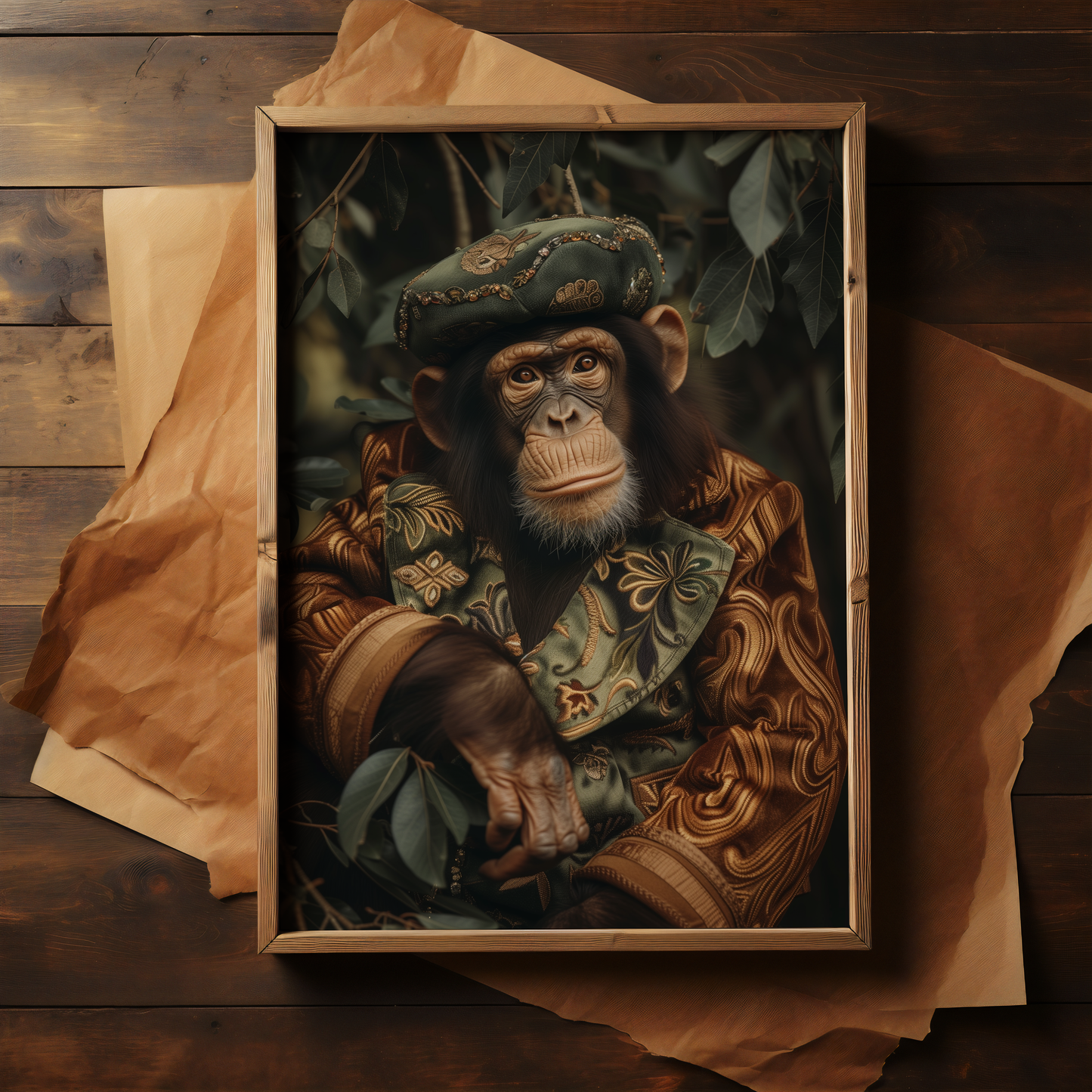 The Regal Observer | Wooden Framed Poster