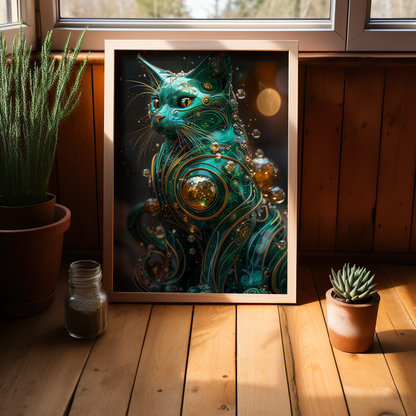 Mechanical Mouser | Metal Framed Poster