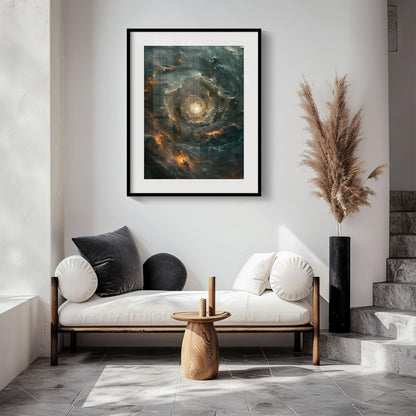 Cosmic Rendezvous | Brushed Aluminum Print