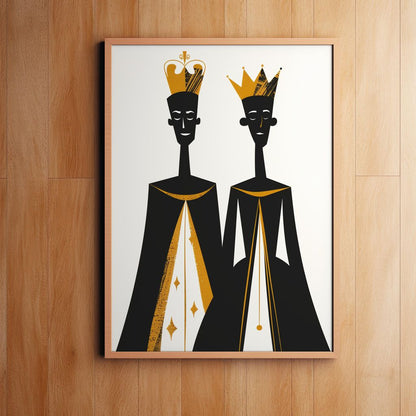 Royal Simplicity | Metal Framed Poster