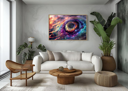 Gaze of the Cosmos | Metal Framed Poster