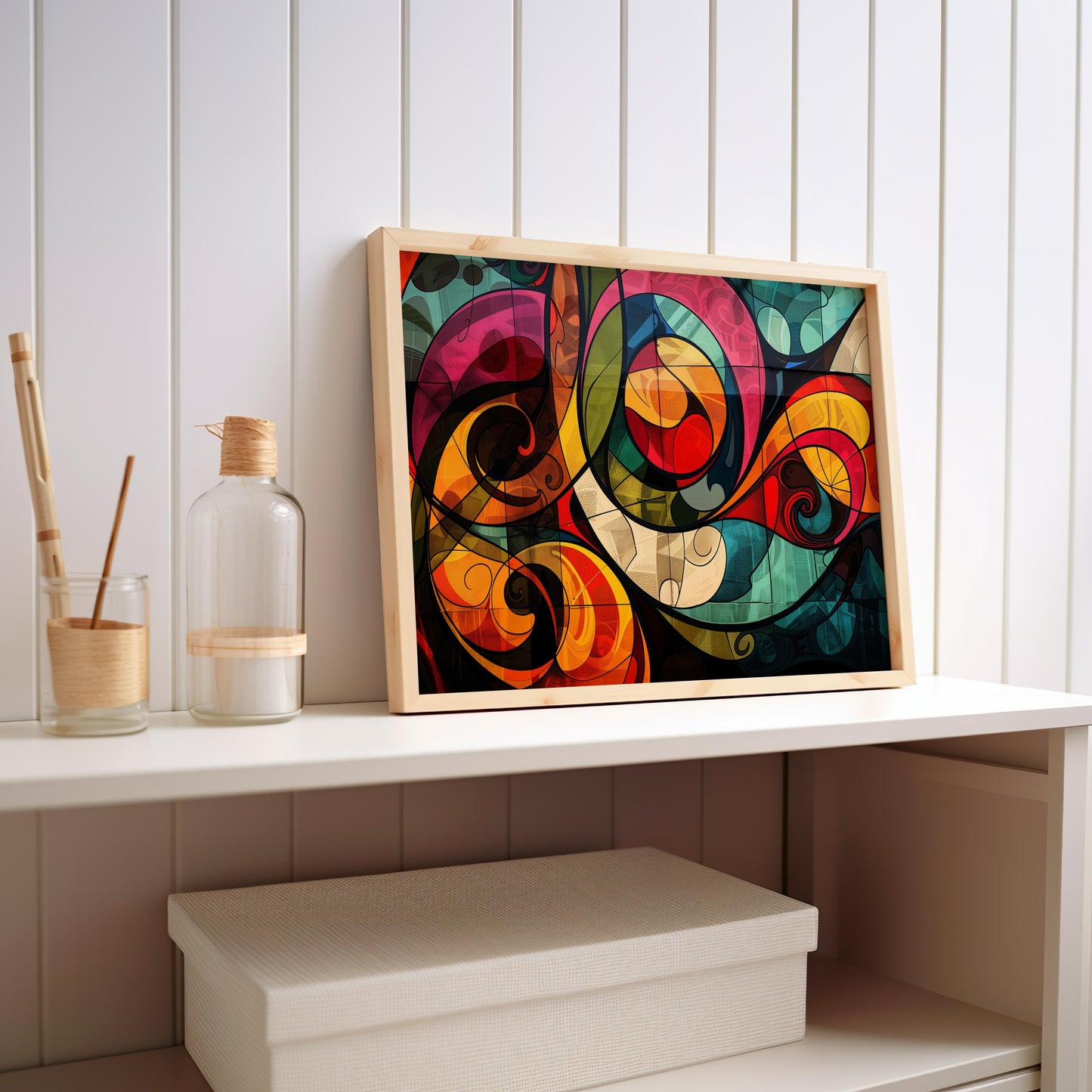 Rhythmic Reverie | Metal Framed Poster