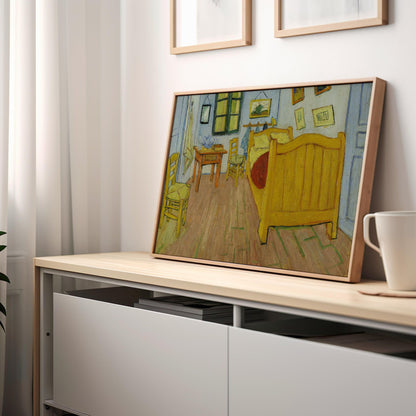 The Bedroom 1888 | Brushed Aluminum Print