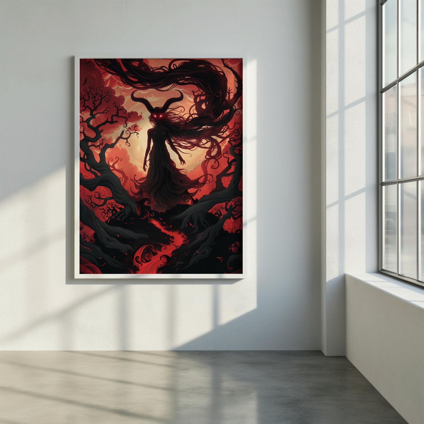 Crimson Enchantress | Acrylic Print