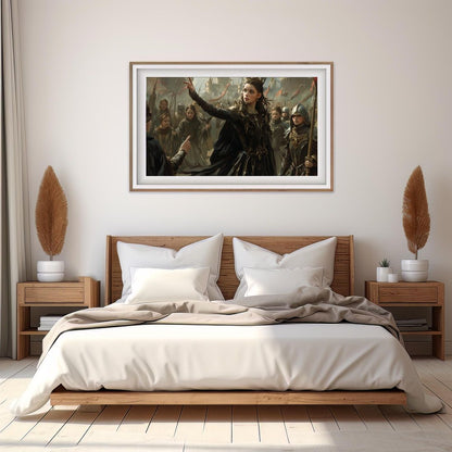 Rise of the Dark Sovereign | Premium Wooden Framed Poster