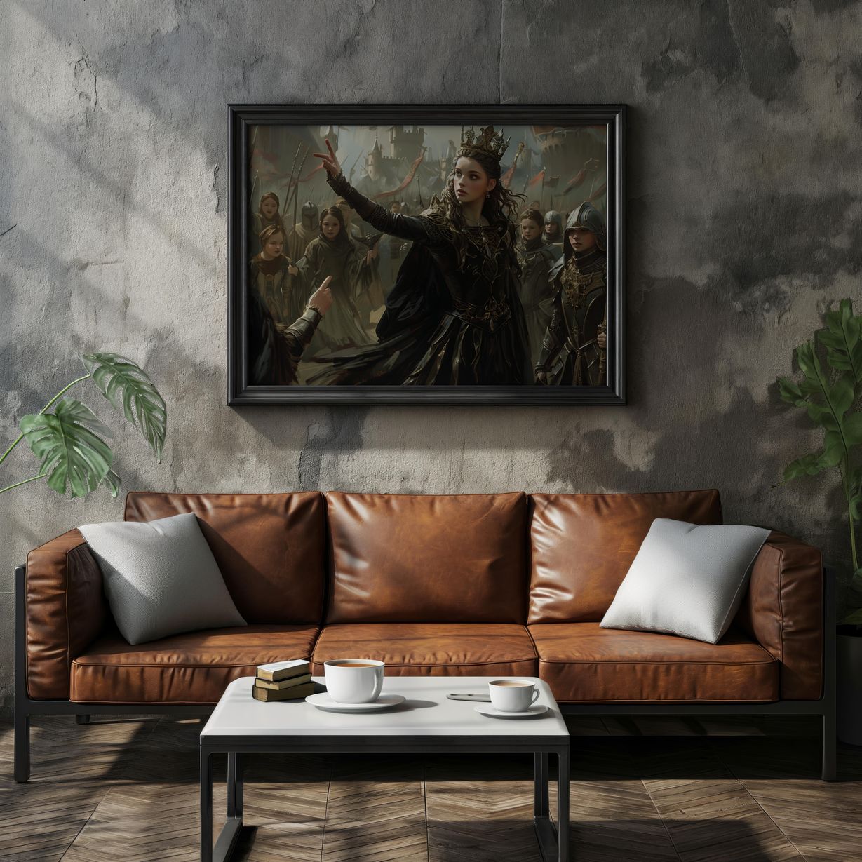 Rise of the Dark Sovereign | Premium Wooden Framed Poster